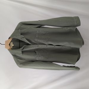Cloth & Stone Green Button Down